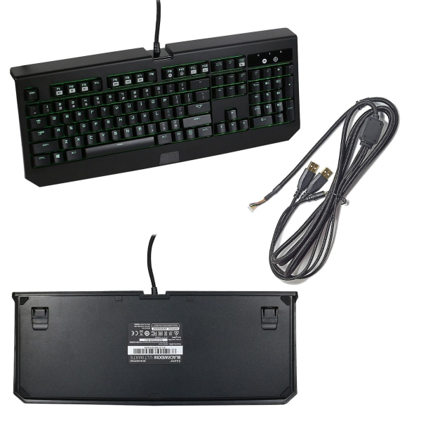 2,5 m USB-ladekabel Pvc-linje erstatningsledning for Razerblackwidow Ultimate