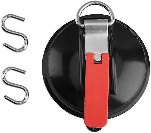 4-pack sugproppar med 8 S-krokar, multifunktionella sugproppar för markiser, solsegel, presenningar och fordonsskydd