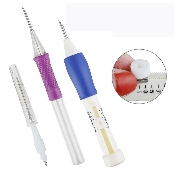 Punch Needle Broderisæt, broderi Pen Punch Needle Kit Håndværktøjsæt