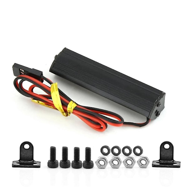 Rc Bil Taglampe 9/18/25 Led Lysbjælke Til 1/10 Rc Crawler Trx4 Axial Scx10 90046 Scx24 Wrangler D90 Karosseri, 146mm