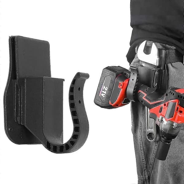 Drill Holster Værktøj, Driver Holster Borebælteholder Multifunktionel med Sikkerhedsreb til Impact Dr Banmo