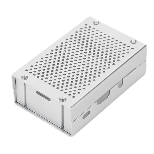 Beskyttende etui i aluminiumslegering med kjølevifte for Raspberry Pi