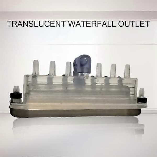 10.6\" Bubbelpool Klar Kropp LED Vattenfall Spa Vattenridå Vattenfunktion jy