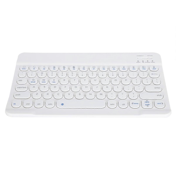 Trådlöst Bluetooth-tangentbord Ultratunt Retro Punk för Windows OS X/Android IOS (Vit)