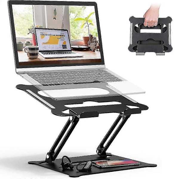 Justerbar Laptopställ, Ergonomiskt Bärbart Datorställ Med Värmeventilation För Att Höja Laptop, Slitstark Laptop Hållare Kompatibel