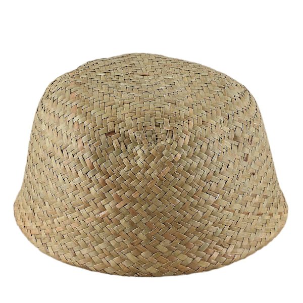 Sjögräsflätad Korg Rattan Vikbar Hängande Blomkruka Planterad Vävd Smutstvättkorg St