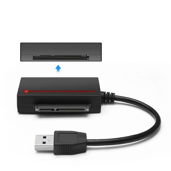 USB 3.0 til SATA 2.5 Harddiskadapter - Les og skriv samtidig til SSD og CFast intern lagring