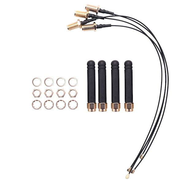 4 stk. Lora Antenne 868-915Mhz, U.Fl Ipex til Sma Stik Pigtail Antenne 3Dbi til Wifi Esp32 Lor