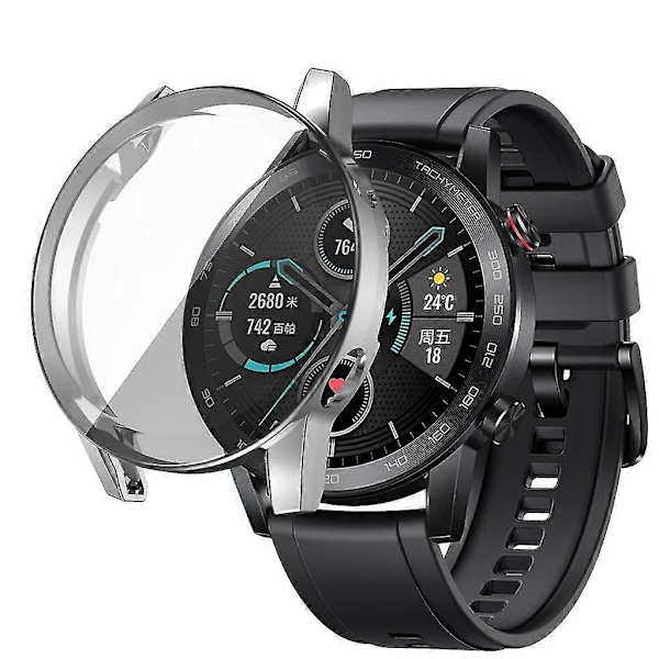 Elektropletteret TPU Beskyttelses Bumper Ur Ramme Etui Cover Til Huawei Magic Watch