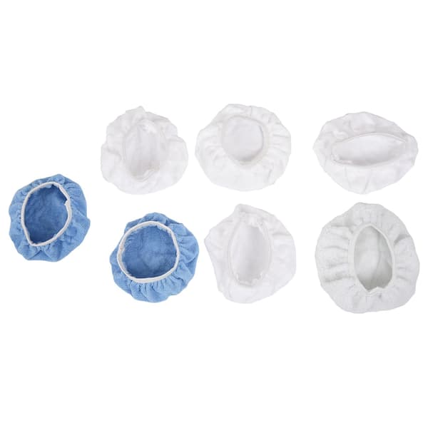 7 stk. Bilpolerings-Pad Bonnet Polering Bonnet Polering Hætte Sæt Buffing Pad Cover til 220mm-250mm (