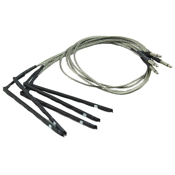 5 stk Bøybare Akustisk Gitar Transduser Følsomhet Piezo Bro Pickup Kabel