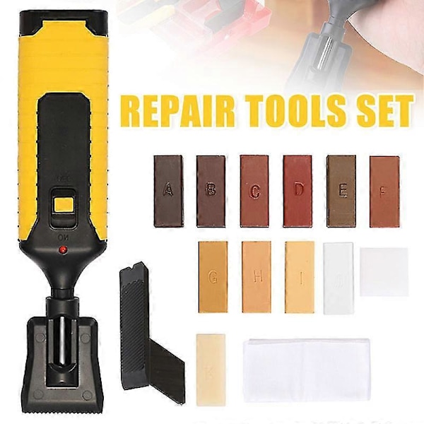 DIY Manuellt Reparationskit för Golv och Möbler Professionellt Vaxsmältverktyg Lätt att Använda