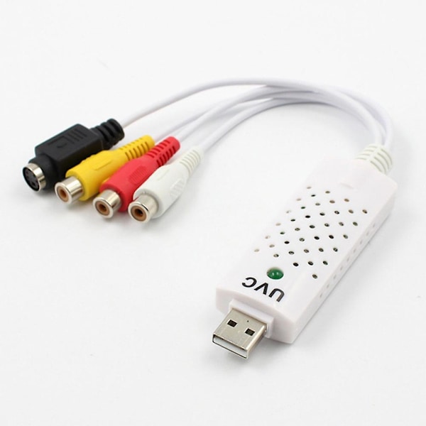 USB2.0 Videoopptaker DVD Lyd Capture Card Konverter Adapter for Win 7 8