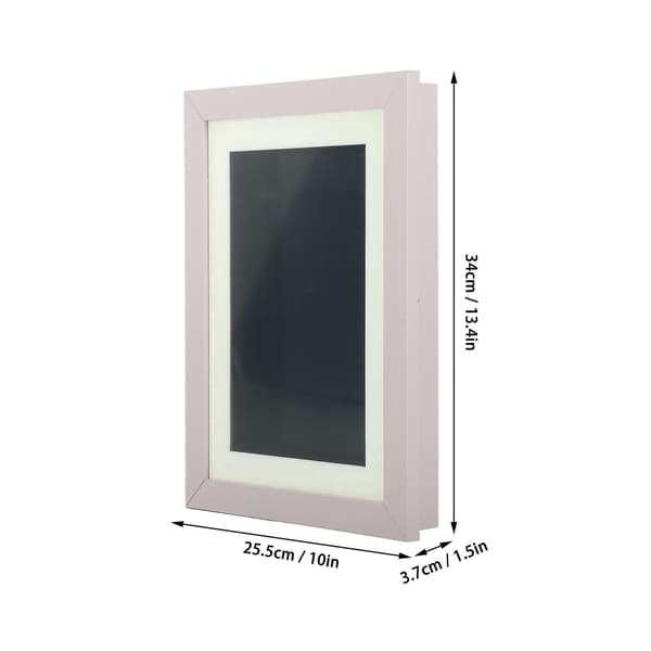 Børns DIY Billedramme Magnetisk Lukning Horisontal Vertikal Format Kunstværk Display Ramme med Søm