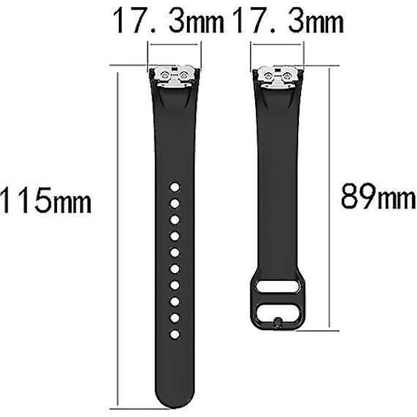 Samsung Galaxy Fit Sm-r370 -ranneke - 2 kpl Silikoninen Urheilu Ranneke Käsivarsinauha Kuntoiluun