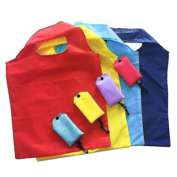Genanvendelig mulepose, bærbar, foldbar, miljøvenlig nylon indkøbspose, foldbar mulepose, indkøbspose, organizer, simpel