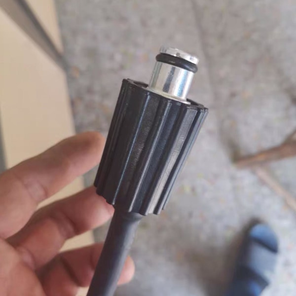 Højtryksvaskerslangeindsatsfittings DN6 D14mm Ringmutter M22 Bilvask Vandrensningsslange Rørfitting Twist Connector