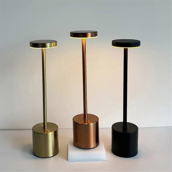 Typ C Uppladdningsbar LED Bordslampa Touch Switch Nattlampa C