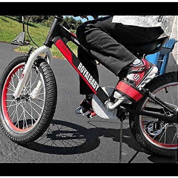 1 Par Cykel Pedal Stropper, Pedal Tåclips Stropper Tape til Fixed Gear Cykel, Rød