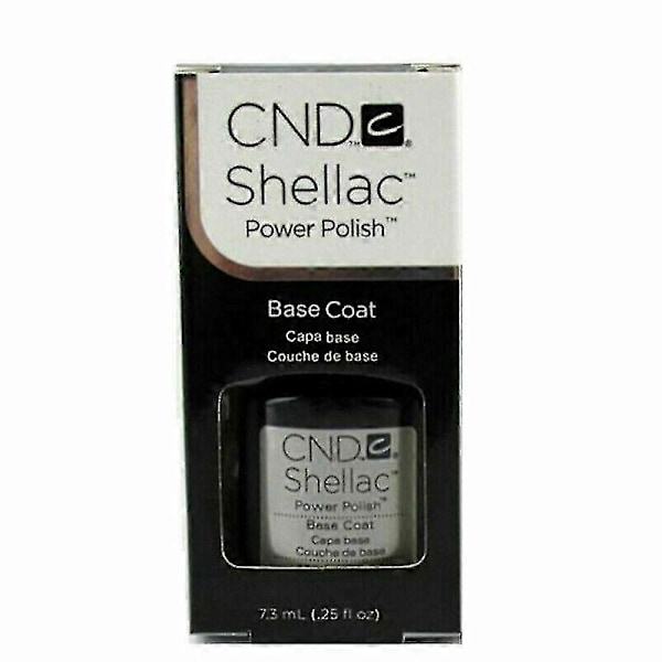 CND Shellac Base & Top Coat Gel Neglelakk Soak-off UV - Gratis Sporbar Post