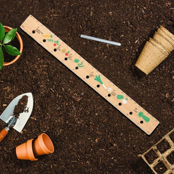 Ny frölinjal Dibber Trädgårdsredskap Fröplanteringsverktyg för trädgårdsskötsel, 11 skala