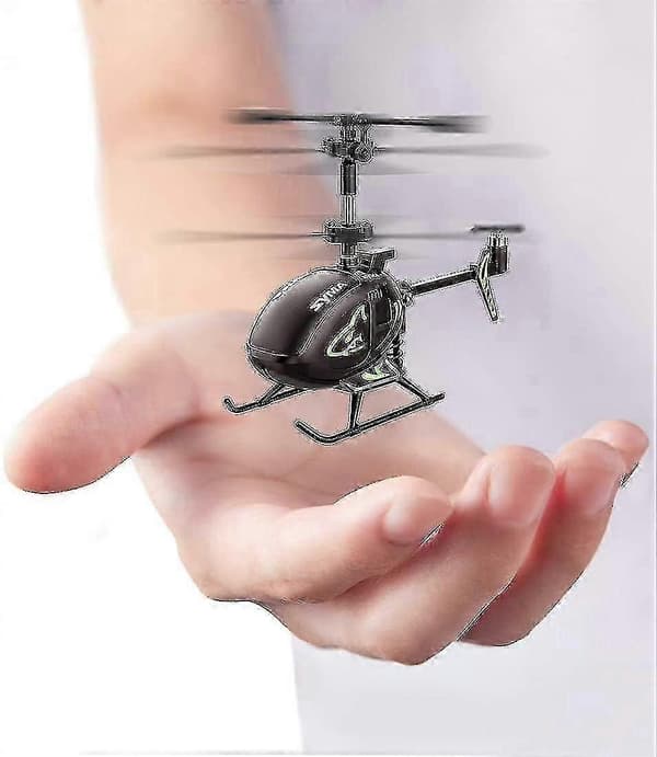 Minihelikopter, Super Liten RC-Helikopter Innendørs Fly med Høydehold