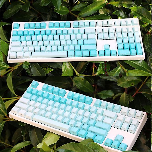 87/104/108 Tangenter Pbt Sidotryckta Oem-profil Standard Bakgrundsbelysta Tangentmössor