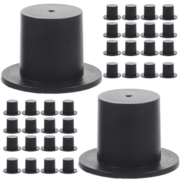 50 st Jul Diy Dekorativa Minihattar Mini Snögubbe Höga Hattar Festtillbehör-AM