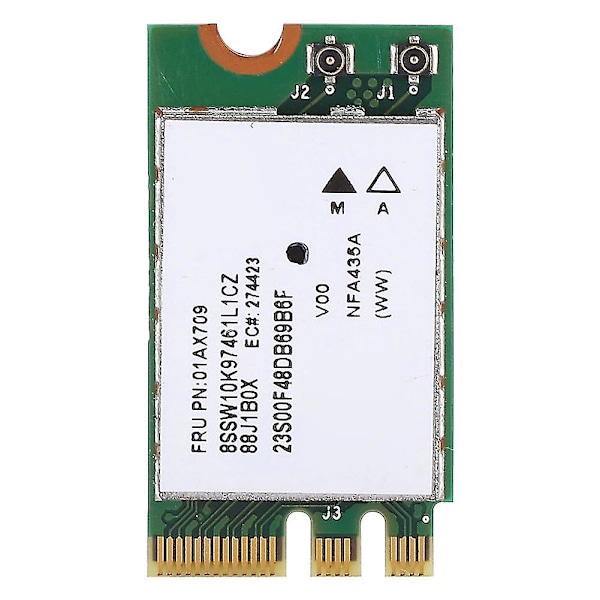 Dual Band Trådløst Netværkskort til Lenovo IdeaPad - 2.4G+5G QCNFA435 M.2 Interface