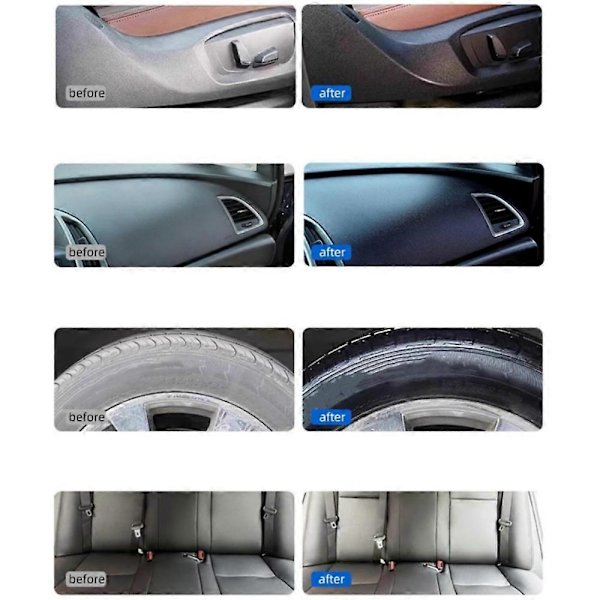 Plastikklarner for biler, Plastikklarner, Vannløs sprayvoks 2pcs