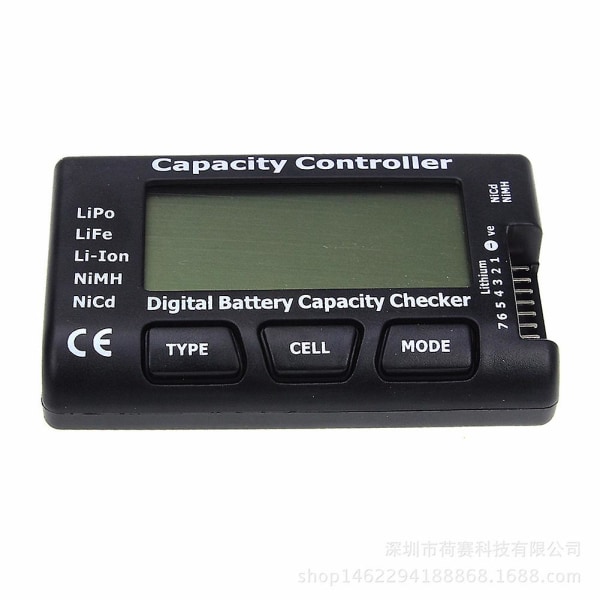 Battery Balancer Kapacitet Controller Tester Cellmeter-7 Life -fe -ion Nimh Nicd Digital Checker