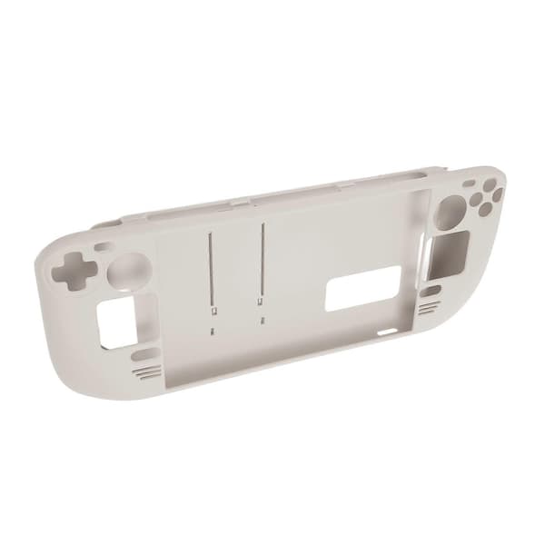 Stöd Case för Steam Deck Hands Free Fullständigt Skydd Fingeravtryckssäker Skyddsfodral för Steam Deck Keramiskt Vit