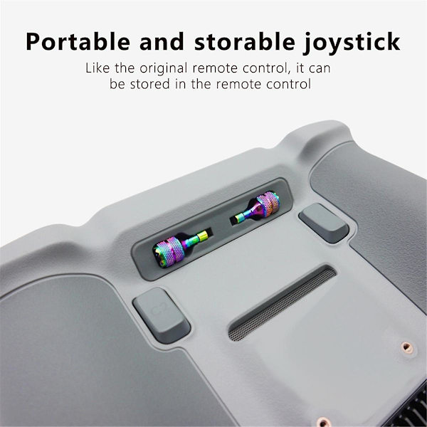 Kontrollpinnar för Mini 3 PRO/4 PRO Fjärrkontroll Ersättning Tumme Rocker Joystick Reservdel Mu
