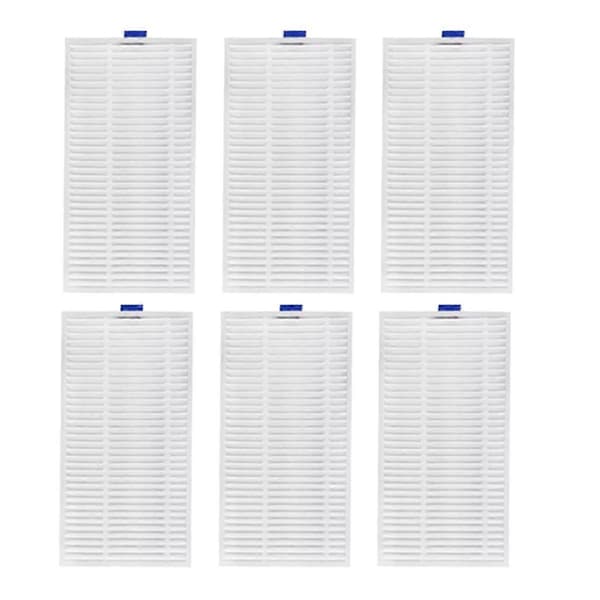 6 kpl Suodatin Xiaomi E5 / C108 -robotti-imurin lisävarusteisiin