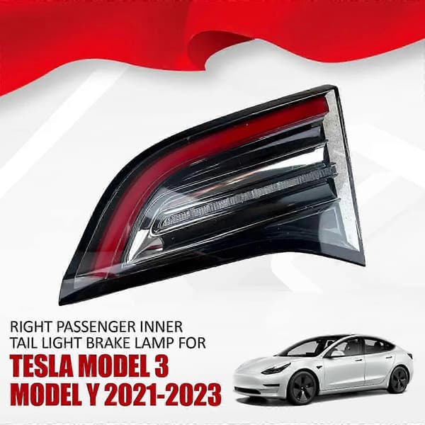 Højre Passager Indvendig Baglygte Bremselygte, Til Tesla Model 3 Model Y 2021-2023