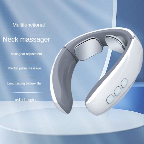 Smart Electric Neck Massager Skulder Body Massager Low Frequency Magnetic Therapy Pulse Tool Healt