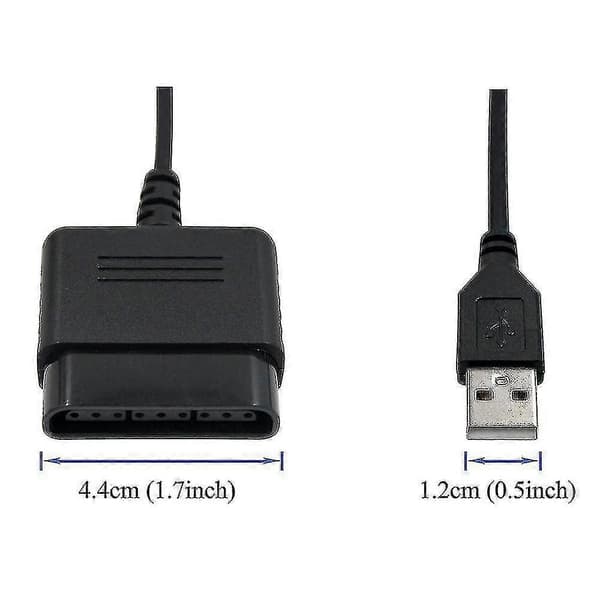 Passer Kompatibel Med Ps2 Til Ps3 Pc Håndtak Adapter Usb Til Ps2/ps3 Håndtak Konverteringslinje To I En Usb 2.0 Kontrolleradapter