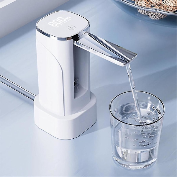 Automatisk kontakt foldet drikkevandspumpe USB automatisk elektrisk drikkevandsflaskepumpe vanddispenser