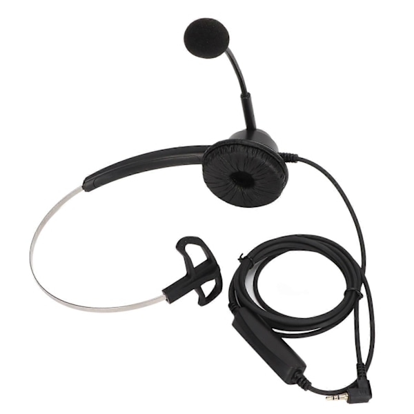 H360?2.5MV 2,5 mm Business Headset Monauralt Kontorsheadset med Högtalarvolymjustering och Mikrofonmute