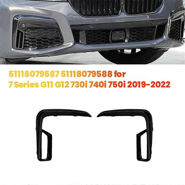Bil Frontfanger Grill Deksel Trim for BMW 51118079587 L