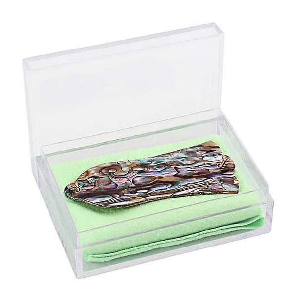 Äkta CUSTOM Naturlig Abalone Skal Gitarr Truss Rod Cover med 2 Hål Passar för