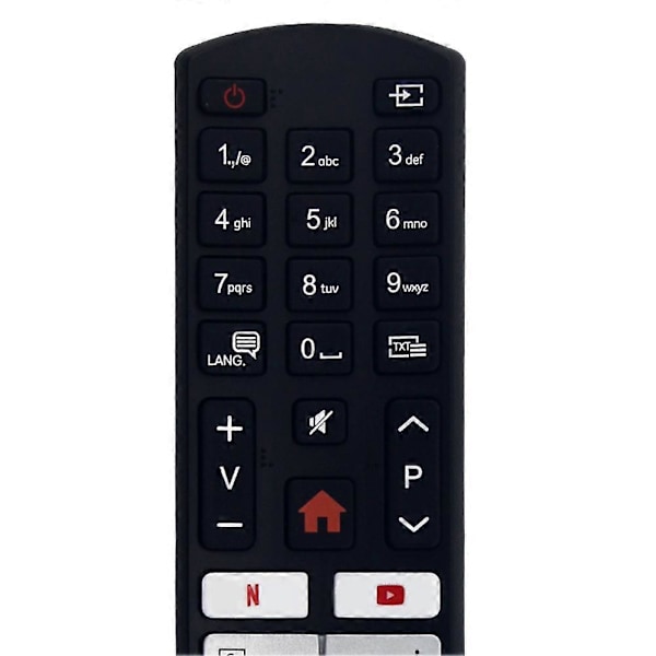 RC4518P TV-fjärrkontroll för TELEFUNKEN VESTEL Smart LCD LED XF32K550 XH32K550D XH39K550 XU55K700