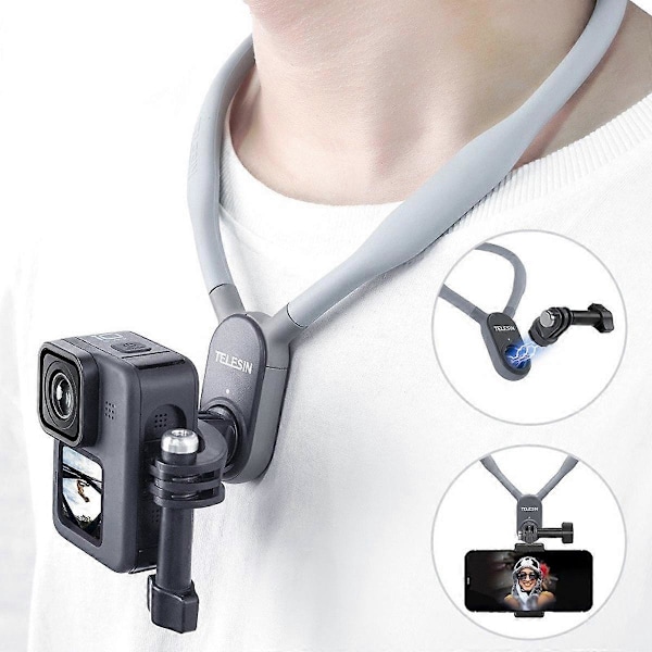 Magnetisk silikone halsmontering til / / Hero 11 10 9 8 7 6 5 Action Camera tilbehør