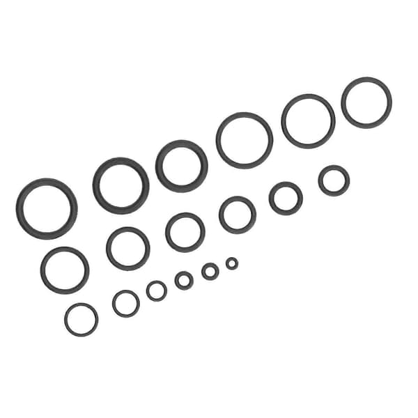 125 st O-ringssortiment Multifunktionell Gummi Slitstark Tätningsbricka Packningssats