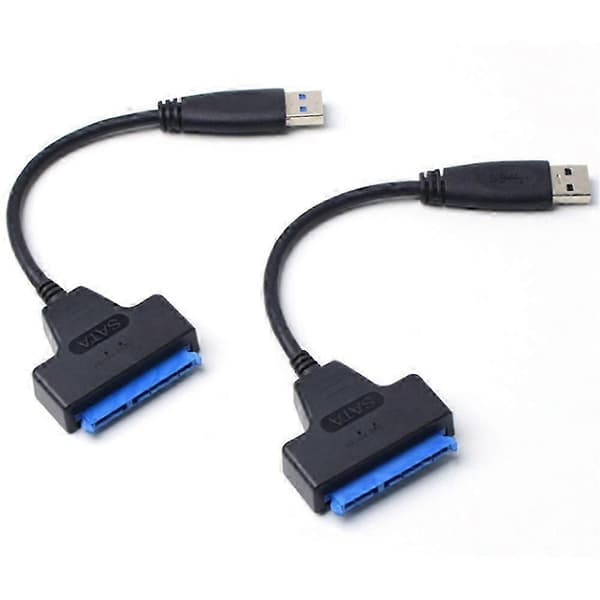 USB 3.0 till SATA 22-stifts 2,5 tum hårddisk SSD-adapterkabelkonverterare
