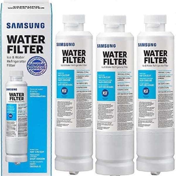 3-pack Kylskåpsvattenfilter för Samsung DA2900020B Kvalitet