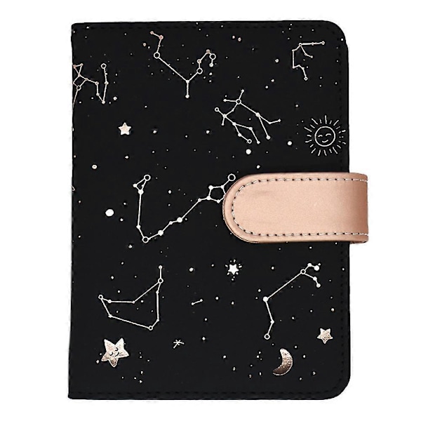 2023 Kalenterivuoden Päiväkirja Constellation Calendar - 10.5*14cm - Viikoittainen/kuukausittainen Agenda Järjestäjä Kirja Musta