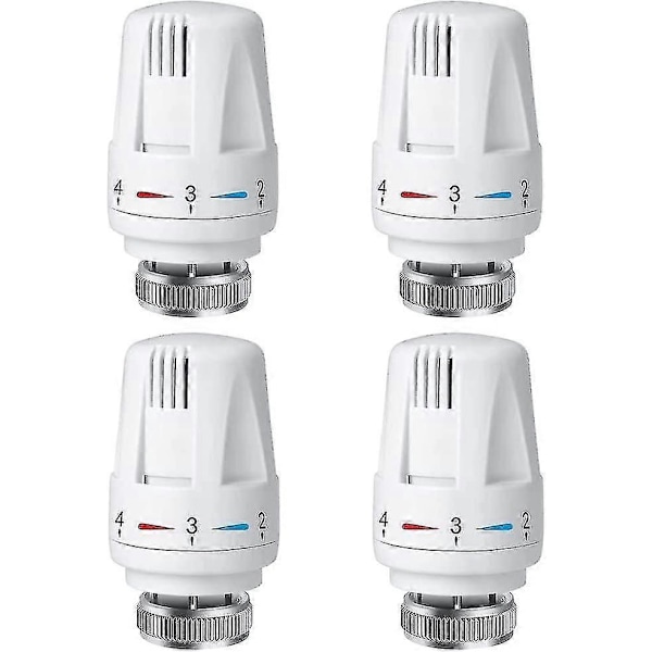 Termostathode 4-delt Termostat M 30 X 1.5 Radiatorventil Utbyttingshode Med Frostbeskyttelse Posisjon