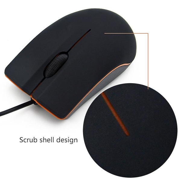 2023 Uusi 3D USB Johdollinen Optinen Ergonomia Hiiri Mini Hiiret PC-kannettavalle Tietokoneille Mini