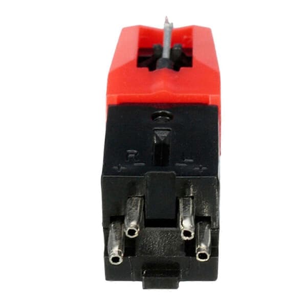 8 stk Aluminiums Turntable Diamond Stylus Needle for LP Platepiller Phono Ceramic